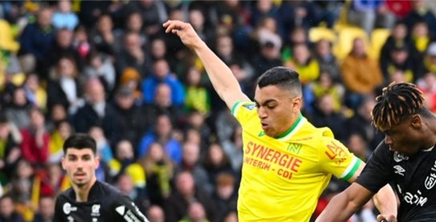 مصطفي محمد بديلا في تشكيل نانت المتوقع أمام ليون في كأس فرنسا