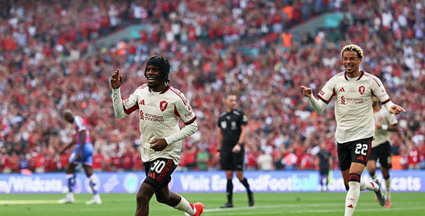 شوط أول مثير بين ليفربول وكريستال بالاس في كأس الدرع الخيرية