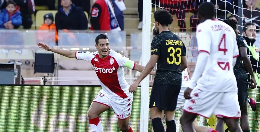 بن يدر يقود موناكو للفوز على باريس سان جيرمان في الدوري الفرنسي