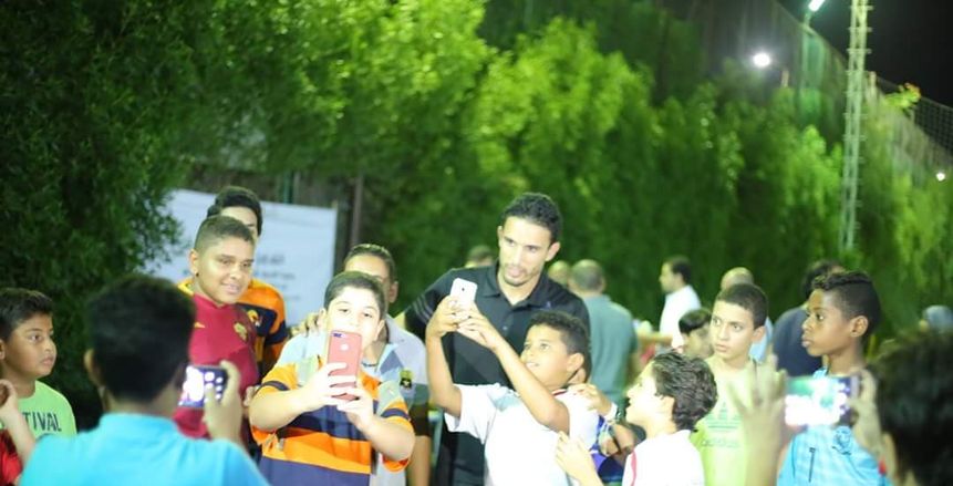 بالصور| الجونة يحتفل مع الأيتام بالعام الدراسي الجديد
