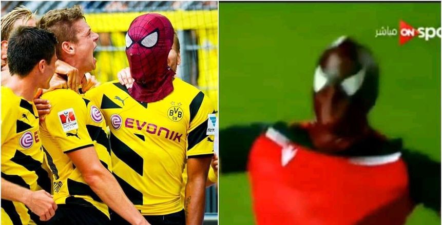بالفيديو.. سبايدر مان يظهر في مباراة بيراميدز وطلائع الجيش بالدوري المصري