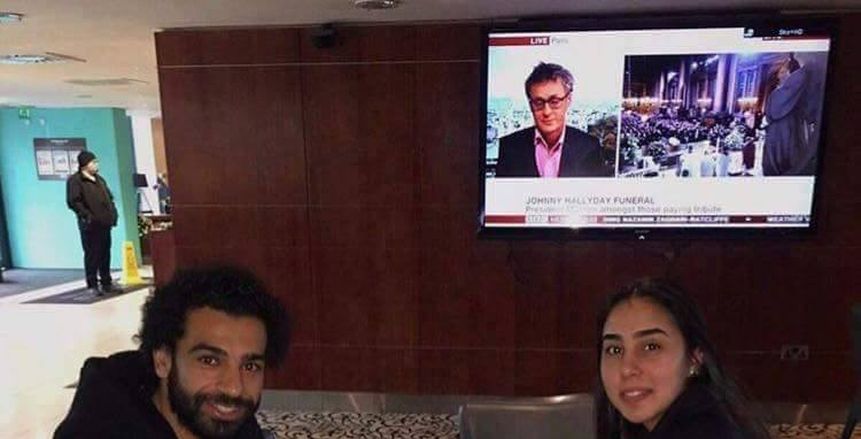 بالصور| "محمد صلاح" يلتقي أبطال مصر للأسكواش في إنجلترا
