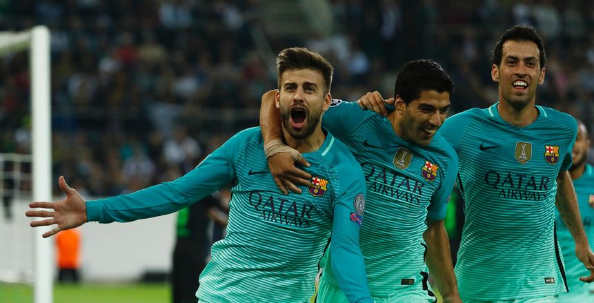 بالفيديو| فوز صعب لبرشلونة على مونشنجلادباخ بدوري الأبطال