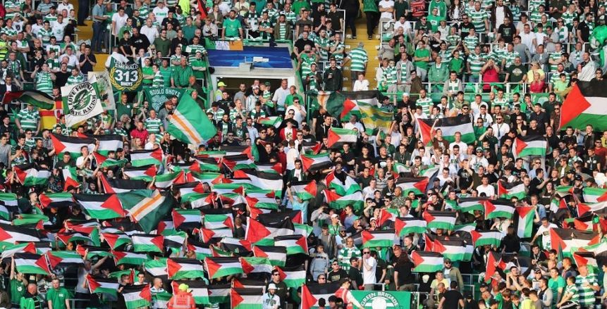 ليست أول مرة.. حكاية جماهير سيلتك ورفع علم فلسطين ضد أتليتكو مدريد