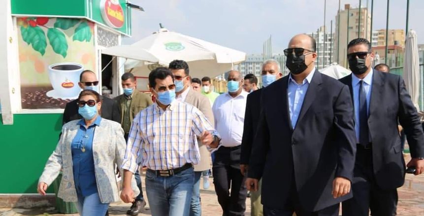وزير الرياضة يتفقد الفرع الجديد لنادي الاتحاد السكندري بأرض الغابة