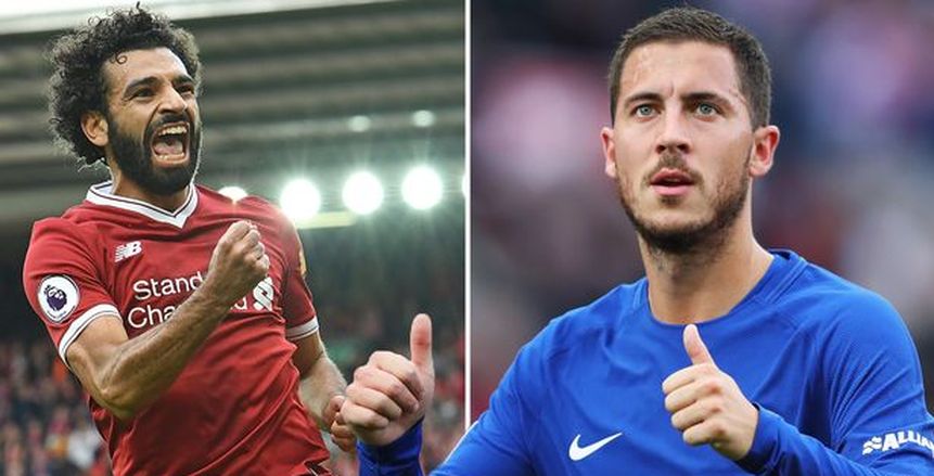 «هازارد» يُفضل «دي بروين» على «صلاح» كأفضل لاعب بالدوري الإنجليزي