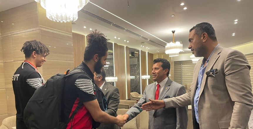 أشرف صبحي يستقبل منتخب السلة للشباب والآنسات بعد تأهلهم لكأس العالم
