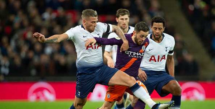 برناردو سيلفا يقود تشكيل مانشستر سيتي المتوقع ضد توتنهام في دوري الأبطال