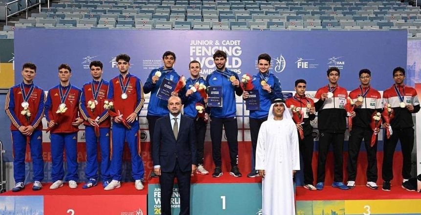 منتخب مصر للشباب يتوج ببرونزية بطولة العالم لسلاح السيف
