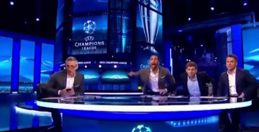 بالفيديو| احتفال "جيرارد" و"أوين" و"فرديناند" بفوز برشلونة الأسطوري