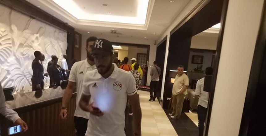 بالصور| المنتخب يغادر فندق الإقامة متجها إلى المطار