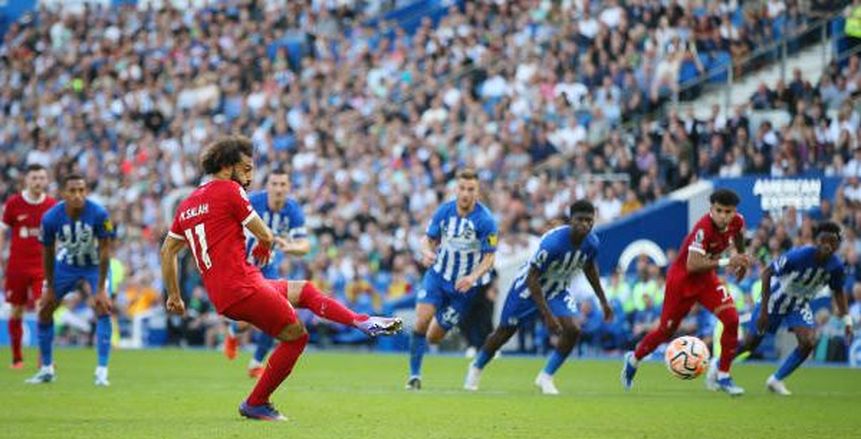 محمد صلاح يبدع وأخطاء دفاع الريدز تمنح برايتون التعادل مع ليفربول بالدوري
