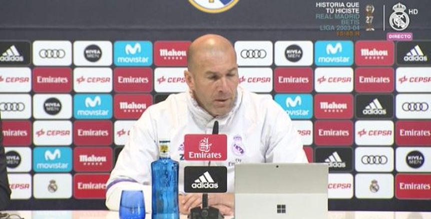 زيدان: لن نعلق على التحكيم وهناك من ينزعج من فوز ريال مدريد