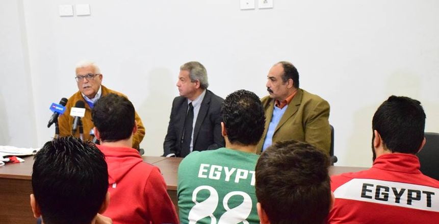 وزير الرياضة يشهد المران الأخير لمنتخب اليد قبل السفر لبطولة العالم