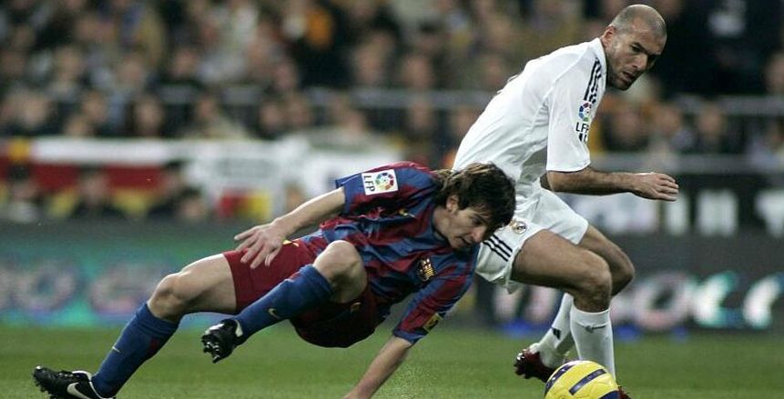 الكلاسيكو 246.. زيدان كعبه عالي على برشلونة وعقدة ميسي ضد ريال مدريد