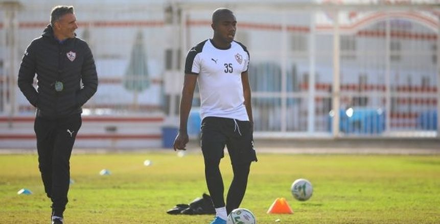 كارتيرون يطالب الجهاز الإدارى للزمالك بالاطمئنان على كاسونجو