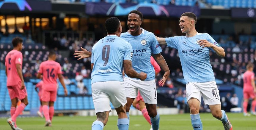قناة مفتوحة تنقل مباراة مانشستر سيتي وليون بدوري أبطال أوروبا