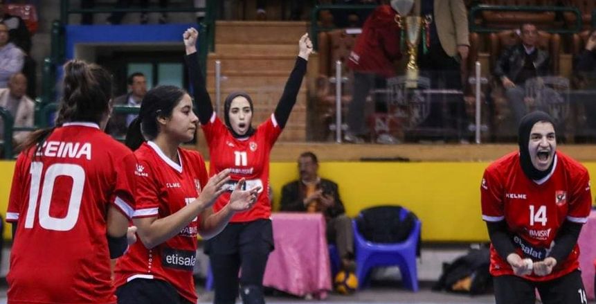 الأهلي يهزم الصيد ويتوج بكأس السوبر للكرة الطائرة للسيدات