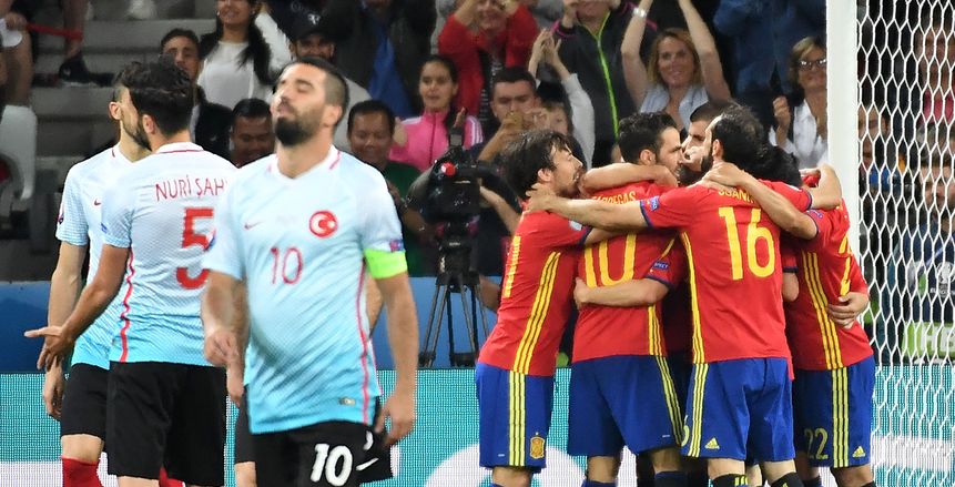 بالفيديو| إسبانيا في ثمن نهائي "يورو" بأكبر فوز