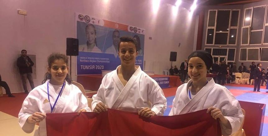 المنتخب الوطني يحقق 14 ميدالية متنوعة في بطولة شمال أفريقيا للكاراتيه