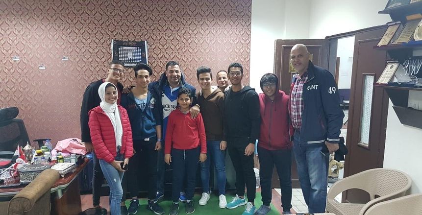 21 لاعبا يمثلون نادي الشيخ زايد في بطولة الجمهورية للسباحة بالزعانف
