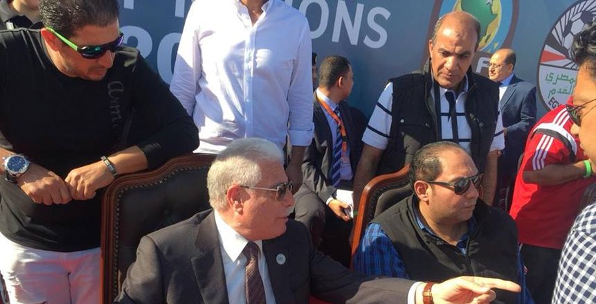 خالد فودة محافظ جنوب سيناء يحضر مراسم افتتاح أمم أفريقيا للشاطئية