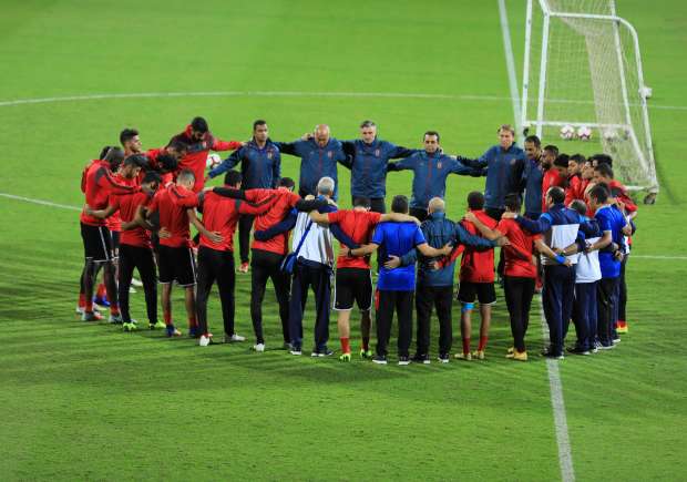 شاهد بالصور| كواليس مران الأهلي الأخير قبل مواجهة الوصل بـ «كأس زايد»