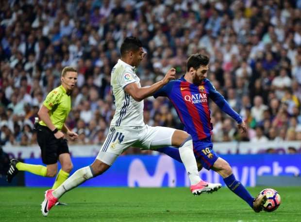 كلاسيكو الأرض| صور ميسي وفرحة برشلونة وحسرة ريال مدريد