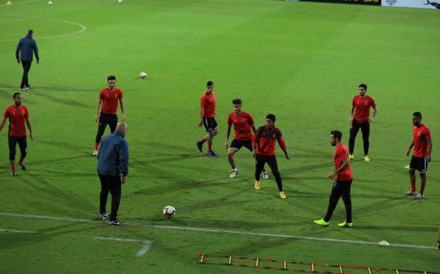 شاهد بالصور| كواليس مران الأهلي الأخير قبل مواجهة الوصل بـ «كأس زايد»