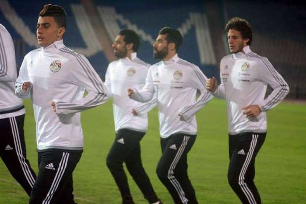 بالصور| تدربيات المنتخب الوطني في اليوم الثالث استعدادًا للأمم الإفريقية