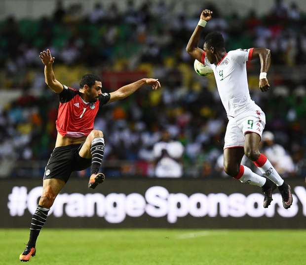 مصر وبوركينا| التعادل السلبي ينهي الشوط الأول
