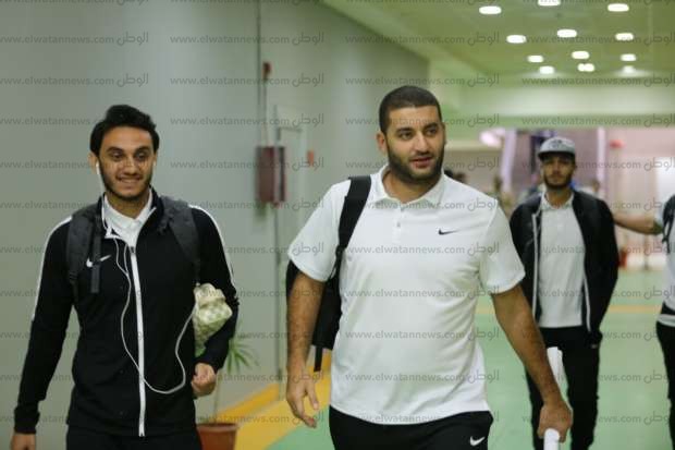 بالصور| وصول الزمالك إلى برج العرب