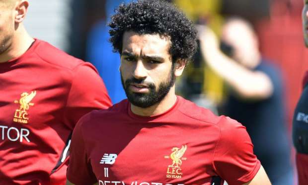 بالصور| المران الأول لمحمد صلاح في ملعب "أنفيلد"