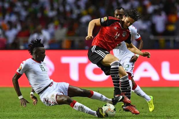 مصر وبوركينا| التعادل السلبي ينهي الشوط الأول