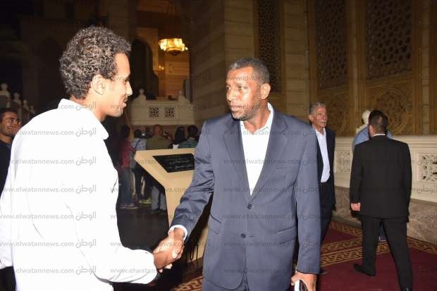 بالصور| تواجد نجوم الرياضة في عزاء زوجة مصطفى عبده