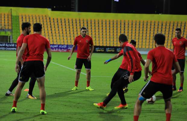 شاهد بالصور| كواليس مران الأهلي الأخير قبل مواجهة الوصل بـ «كأس زايد»