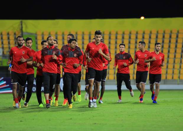 شاهد بالصور| كواليس مران الأهلي الأخير قبل مواجهة الوصل بـ «كأس زايد»