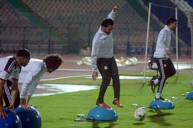 بالصور| تدربيات المنتخب الوطني في اليوم الثالث استعدادًا للأمم الإفريقية