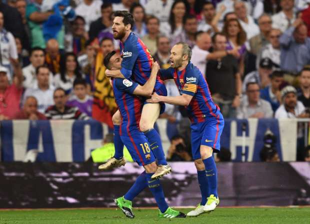كلاسيكو الأرض| صور ميسي وفرحة برشلونة وحسرة ريال مدريد