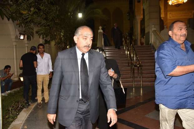 بالصور| تواجد نجوم الرياضة في عزاء زوجة مصطفى عبده