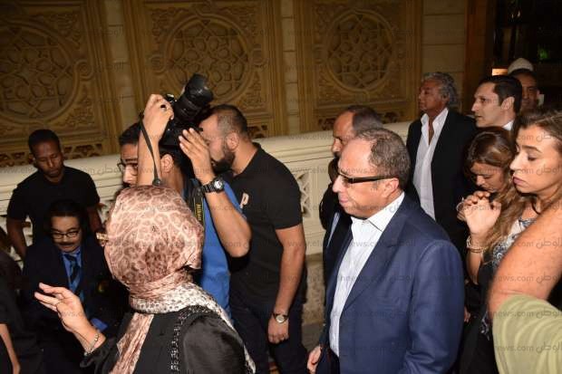بالصور| تواجد نجوم الرياضة في عزاء زوجة مصطفى عبده