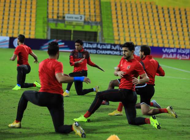 شاهد بالصور| كواليس مران الأهلي الأخير قبل مواجهة الوصل بـ «كأس زايد»