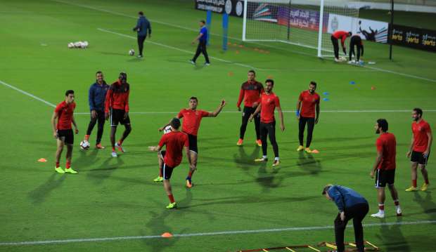 شاهد بالصور| كواليس مران الأهلي الأخير قبل مواجهة الوصل بـ «كأس زايد»