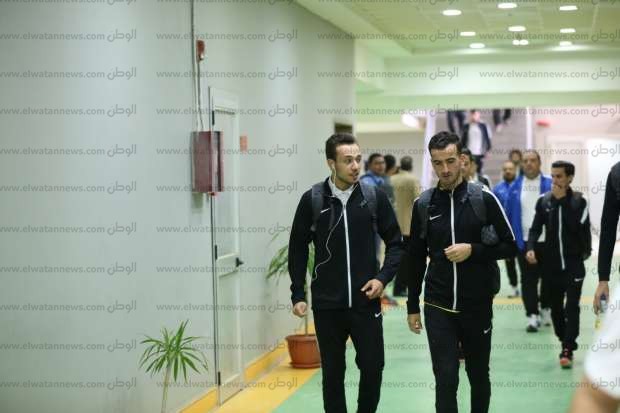 بالصور| وصول الزمالك إلى برج العرب