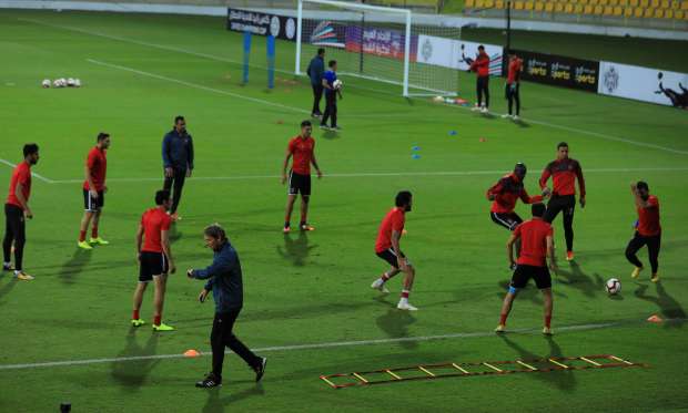 شاهد بالصور| كواليس مران الأهلي الأخير قبل مواجهة الوصل بـ «كأس زايد»