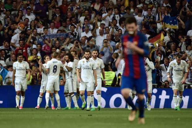كلاسيكو الأرض| صور ميسي وفرحة برشلونة وحسرة ريال مدريد