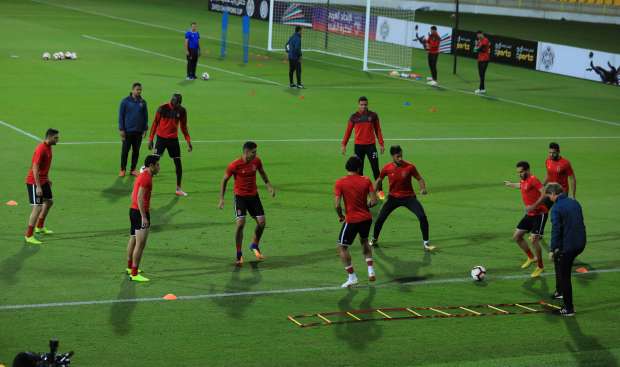 شاهد بالصور| كواليس مران الأهلي الأخير قبل مواجهة الوصل بـ «كأس زايد»