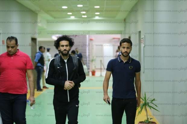 بالصور| وصول الزمالك إلى برج العرب